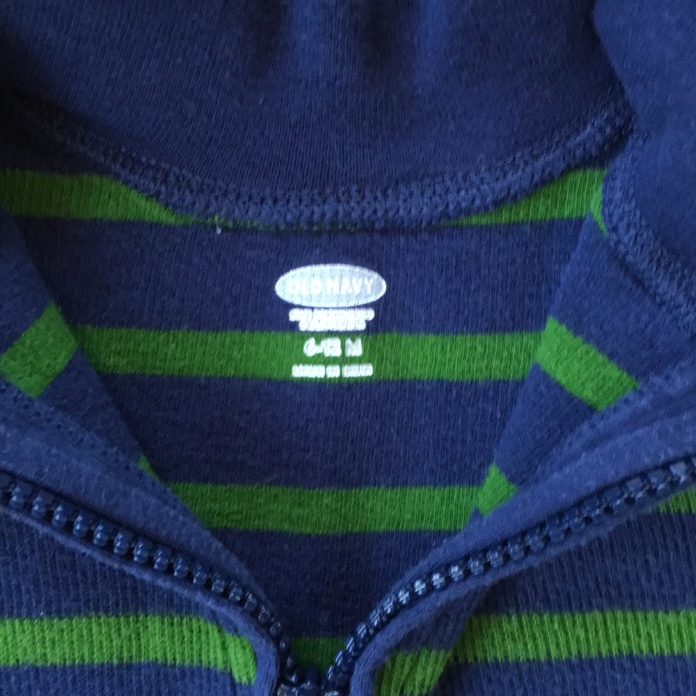 Old Navy Half Zip Sweater 6-12 months - Picture 2 of 3